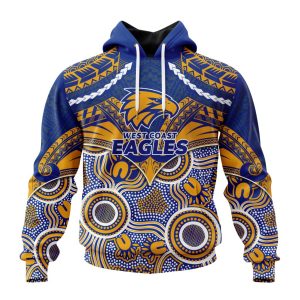 AFL West Coast Eagles Special Indigenous Mix Polynesian Design ST2401