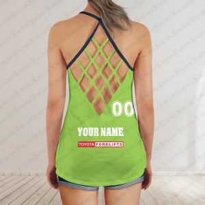 Criss cross tank top back