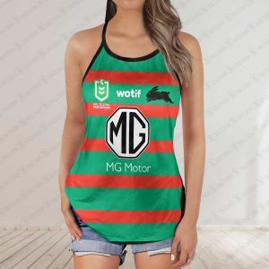 South Sydney Rabbitohs jersey Women&rsquo;s Criss Cross Tanktop ? Bold &amp; Sporty
