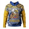 West Coast Eagles Hoodie Aboriginal Inspired Tough Fan Football For Life