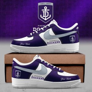 Fremantle Dockers AFL Custom Name Air Force Shoes for fans