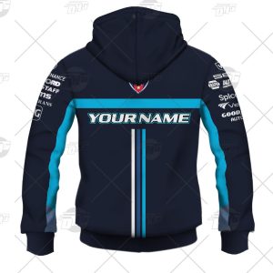 JENA YOURNAME Supercars001 hoodie zip back