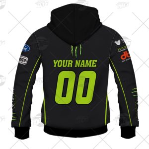 JENA YOURNAME Supercars004 hoodie zip back