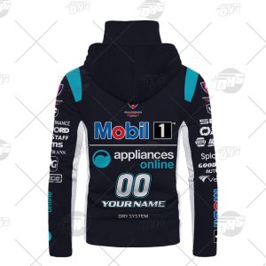 JENA YOURNAME Supercars005 hoodie mask back
