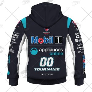 JENA YOURNAME Supercars005 hoodie zip back