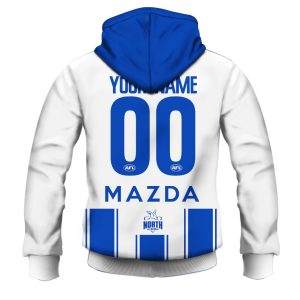 MON YOURNAME AFL20KangaroosC hoodie zip back