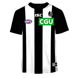 MON YOURNAME AFL20MagpiesC tee front