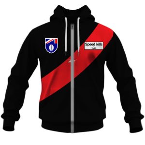 MON YOURNAME AFLVintage027 hoodie zip front