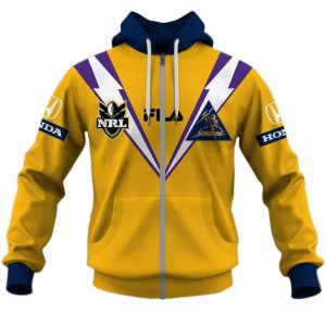 MON YOURNAME NRLVintage003 hoodie zip front