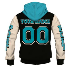 MON YOURNAME T56 AFL006 hoodie zip back