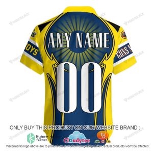 NRL North Queensland Cowboys Custom Name Number Guns N Roses Hawaiian Shirt 5510