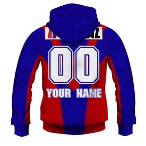 OSC YOURNAME NRLVINTAGE035 hoodie zip back