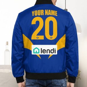 Personalised AFL West Coast Eagles 2021 Home Guernsey Bomber Jacket 2
