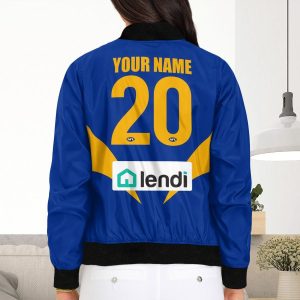 Personalised AFL West Coast Eagles 2021 Home Guernsey Bomber Jacket 3