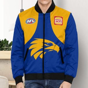 Personalised AFL West Coast Eagles 2021 Home Guernsey Bomber Jacket 5