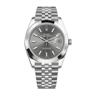 Rolex Datejust 126300 Stainless Steel Grey Dial Replica 2