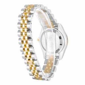 Rolex Datejust Champagne Diamond Replica Back