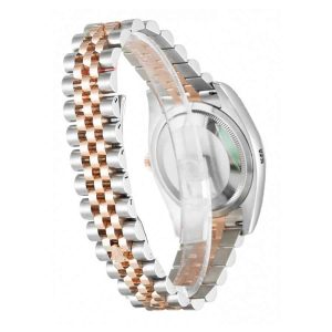 Rolex Datejust Chocolate Floral Diamond Replica Back