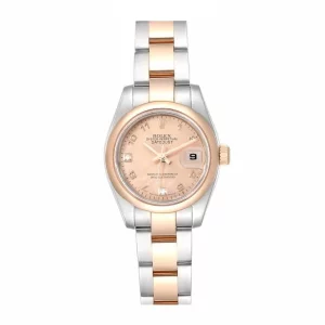 Rolex Rose Diamond Ladies Replica 2