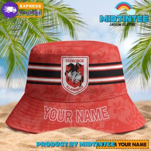St George Illawarra Dragons NRL Summer Personalized Bucket Hat – Midtintee