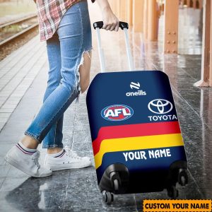 afl adelaide crows custom name 2024 home jersey luggage cover 5039