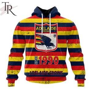 AFL Adelaide Crows Special Retro Heritage Design Hoodie – Torunstyle