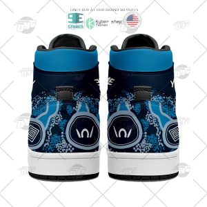 afl carlton blues custom name indigenous air jordan 1 high sneakers 0741