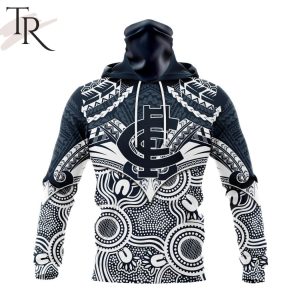 afl carlton football club special indigenous mix polynesian design hoodie 4 Gvarh