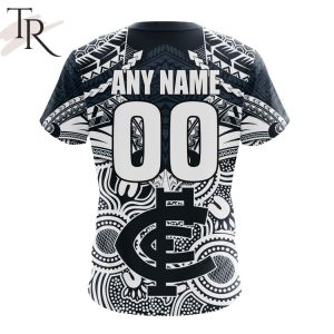 afl carlton football club special indigenous mix polynesian design hoodie 9 MY7hY