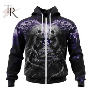 afl fremantle dockers special skull art design hoodie 2 2oICs