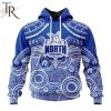 AFL North Melbourne Football Club Special Indigenous Mix Polynesian Design Hoodie – Torunstyle
