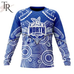 afl north melbourne football club special indigenous mix polynesian design hoodie 6 mFWLV