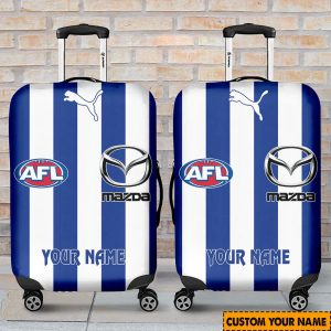 afl north melbourne kangaroos custom name 2024 home jersey luggage cover 4417