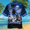 AFL North Melbourne Kangaroos Palm Trees Sunrise Hawaiian Shirt