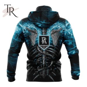 afl port adelaide football club special skull art design hoodie 5 hM88Q