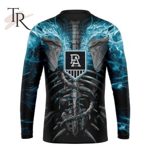 afl port adelaide football club special skull art design hoodie 7 hqG7W