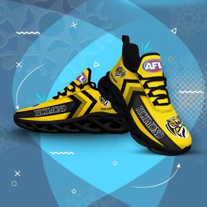 afl richmond tigers custom name yellow max soul shoes 5132