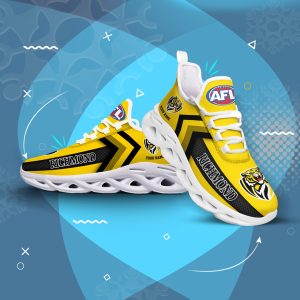 afl richmond tigers custom name yellow max soul shoes 5136