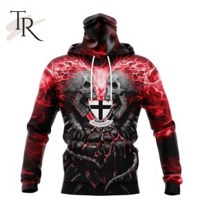 afl st kilda football club special skull art design hoodie 4 ABFqV