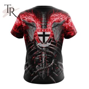 afl st kilda football club special skull art design hoodie 9 5gCkz