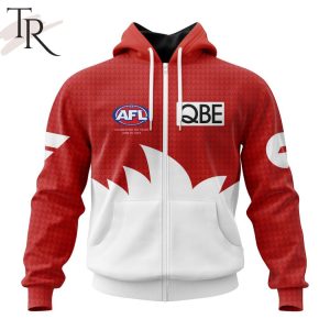 afl sydney swans personalized 150th anniversary hoodie 2 qypzC