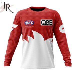afl sydney swans personalized 150th anniversary hoodie 6 eZFWF