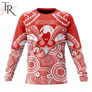 afl sydney swans special indigenous mix polynesian design hoodie 6 Th7GK