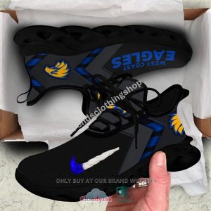afl west coast eagles black blue max soul shoes 2601