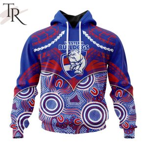 AFL Western Bulldogs Special Indigenous Mix Polynesian Design Hoodie – Torunstyle