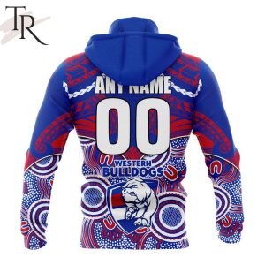 afl western bulldogs special indigenous mix polynesian design hoodie 5 i6wI2