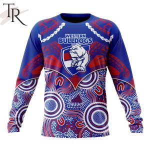 afl western bulldogs special indigenous mix polynesian design hoodie 6 LxcWS