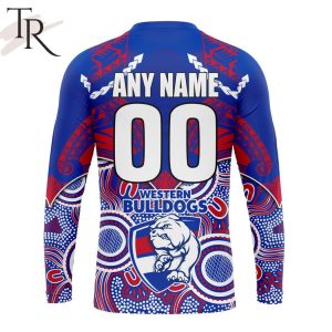 afl western bulldogs special indigenous mix polynesian design hoodie 7 rluU0