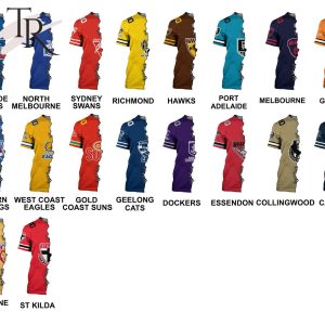 afl x nrl special design collection select any 2 teams to mix and match t shirt 17 yZ5o1