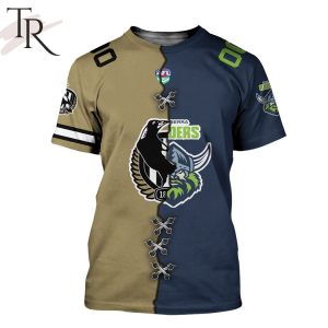 afl x nrl special design collection select any 2 teams to mix and match t shirt 9 obB2w